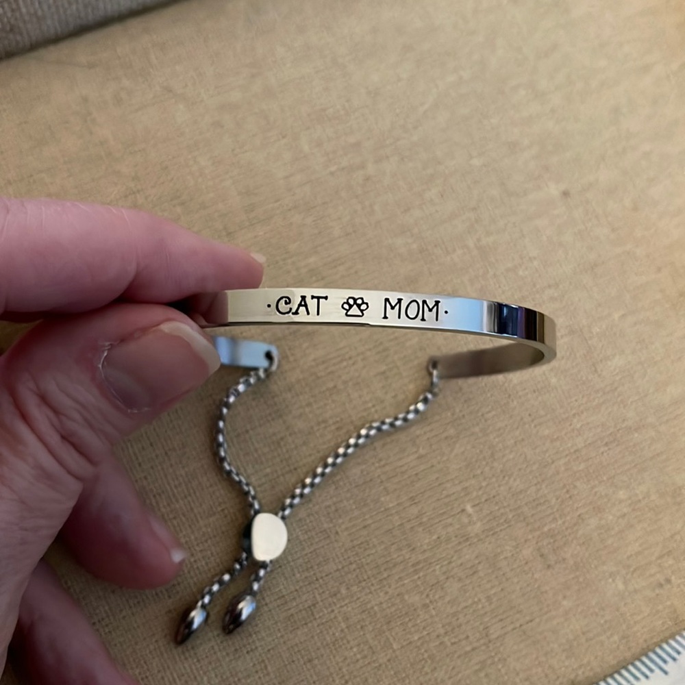 New Cat Mom bracelet